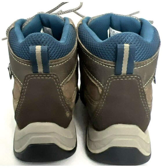 Timberland Women's 7.5 Med Mt. Maddsen Mid Waterproof Hiking Boots Brown Blue - Picture 5 of 14